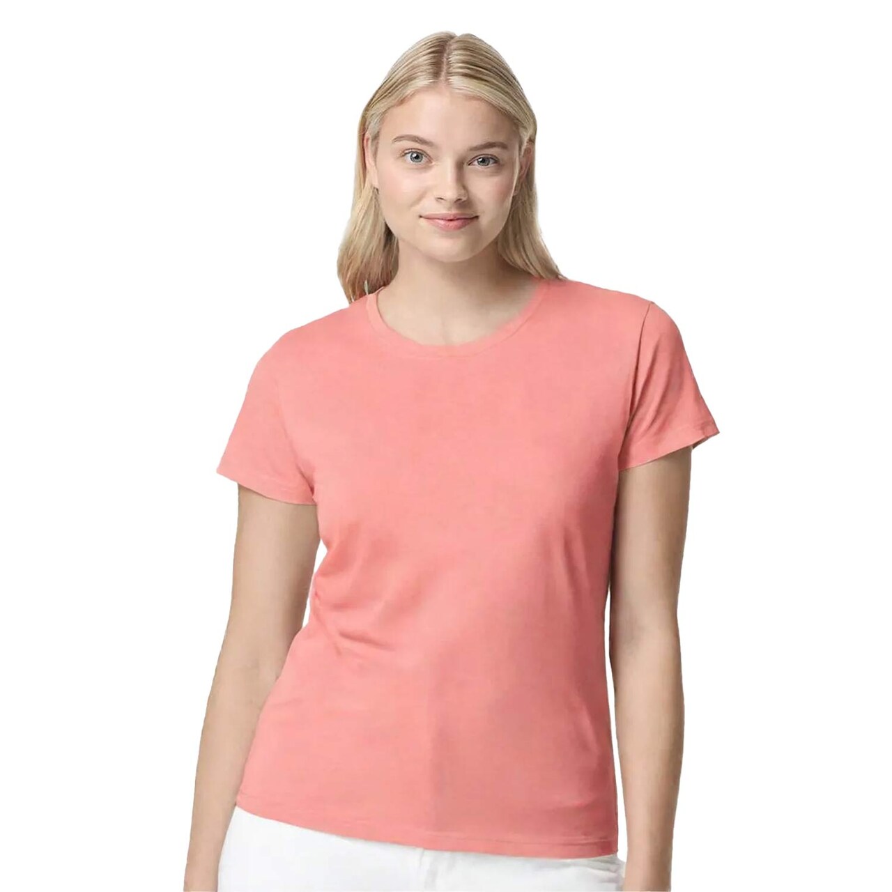 Gildan® Heavy Cotton Women’s Crewneck Short Sleeve T-Shirt for Promotional & Everyday Blank Tee